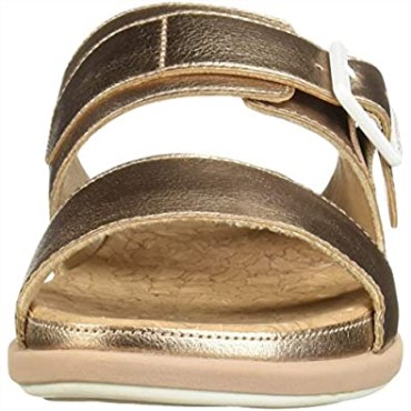 Sandalia Mujer Step June Tide Clarks Oro Rosa Sintético