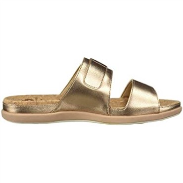 Sandalia Mujer Step June Tide Clarks Oro Rosa Sintético