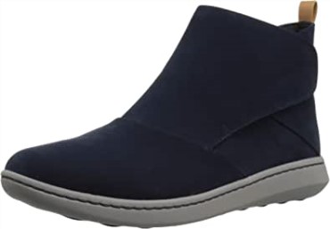 Botines Mujer Step Move Up Clarks Azul Marino Sintético