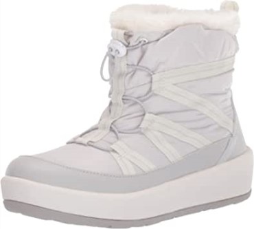 Botín Mujer Step North Frost Clarks Textil Gris Claro
