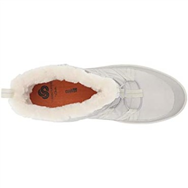 Botín Mujer Step North Frost Clarks Textil Gris Claro