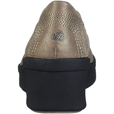 Plataforma De Mujer Step Rose Sky Clarks Peltre Textil