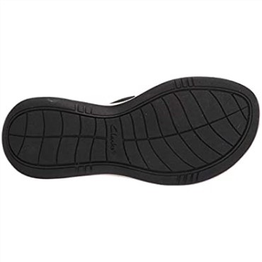 Chancletas Sunmaze Surf Mujer Clarks Charol Sintético Negro