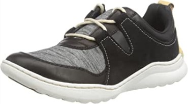 Zapatilla Mujer Clarks Teagan Lace Negra