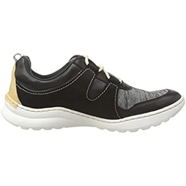 Zapatilla Mujer Clarks Teagan Lace Negra