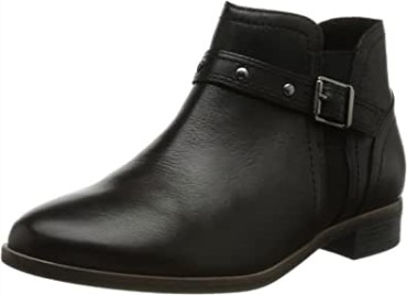 Botas De Moda Mujer Trish Chelsea Clarks Negras