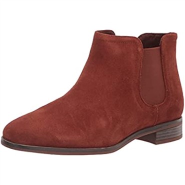 Botas De Moda Trish Chelsea Para Mujer Caoba Ny Clarks