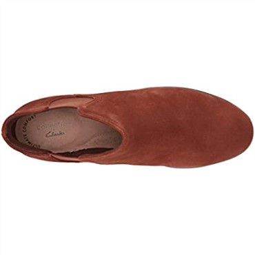Botas De Moda Trish Chelsea Para Mujer Caoba Ny Clarks
