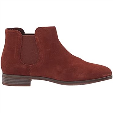 Botas De Moda Trish Chelsea Para Mujer Caoba Ny Clarks