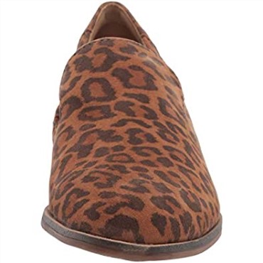 Mocasín Mujer Trish Driving Style Clarks Estampado Leopardo Marrón Oscuro