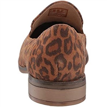 Mocasín Mujer Trish Driving Style Clarks Estampado Leopardo Marrón Oscuro