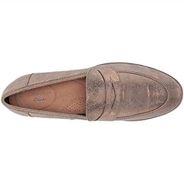 Mocasines Mujer Trish Rose Clarks Cobre Metalizado