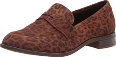 Mocasines Mujer Trish Rose Estampado Leopardo Clarks