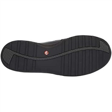 Sneaker Un Adorn Zip Mujer Clarks Cuero Negro Ante Combi