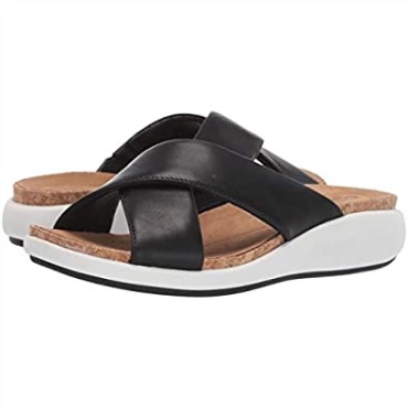 Sandalia Un Bali Go Slide Mujer Clarks Cuero Negro