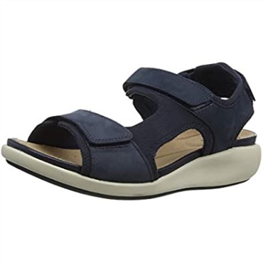 Sandalias Un Bali Trek Sling Back Para Mujer Azul Marino Combi Nbk Azul Marino Combi Nbk Clarks