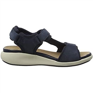 Sandalias Un Bali Trek Sling Back Para Mujer Azul Marino Combi Nbk Azul Marino Combi Nbk Clarks