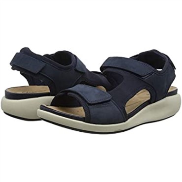 Sandalias Un Bali Trek Sling Back Para Mujer Azul Marino Combi Nbk Azul Marino Combi Nbk Clarks