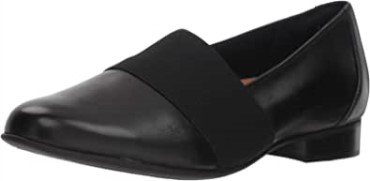 Mocasines Mujer Un Blush Loafer Negro Cuero Clarks