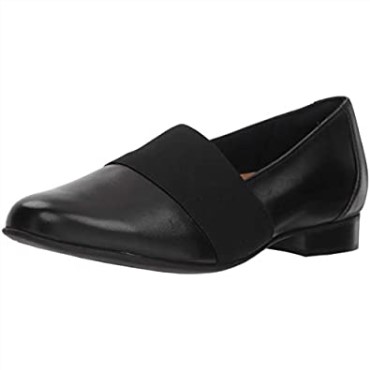 Mocasines Mujer Un Blush Loafer Negro Cuero Clarks