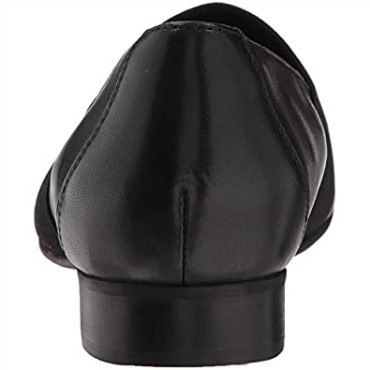 Mocasines Mujer Un Blush Loafer Negro Cuero Clarks