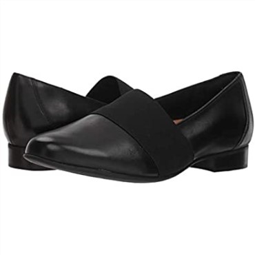 Mocasines Mujer Un Blush Loafer Negro Cuero Clarks