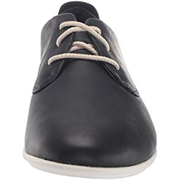 Sneaker Mujer Un Coral Encaje Clarks Piel Negra