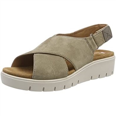 Sandalias Un Karely Hail Sling Back Para Mujer Verde Salvia Nubuck Clarks
