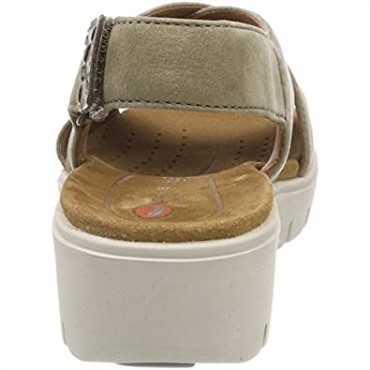 Sandalias Un Karely Hail Sling Back Para Mujer Verde Salvia Nubuck Clarks