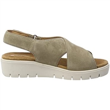 Sandalias Un Karely Hail Sling Back Para Mujer Verde Salvia Nubuck Clarks