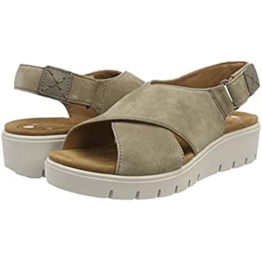 Sandalias Un Karely Hail Sling Back Para Mujer Verde Salvia Nubuck Clarks