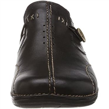 Mocasines Mujer Un Loop Clarks Negro