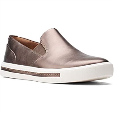 Zapatillas Sin Cordones Un Maui Stride Para Mujer Pebble Metalizado Clarks Pebble Metalizado