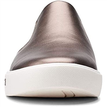 Zapatillas Sin Cordones Un Maui Stride Para Mujer Pebble Metalizado Clarks Pebble Metalizado