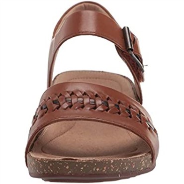 Un Perri Way De Mujer Cuero Tostado Oscuro 8 M Clarks