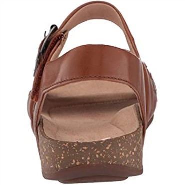 Un Perri Way De Mujer Cuero Tostado Oscuro 8 M Clarks