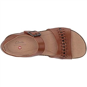 Un Perri Way De Mujer Cuero Tostado Oscuro 8 M Clarks