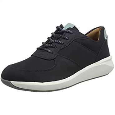 Zapatillas Un Rio Sprint Mujer Clarks Nubuck Azul Marino