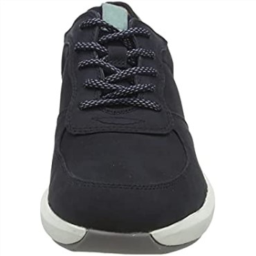 Zapatillas Un Rio Sprint Mujer Clarks Nubuck Azul Marino