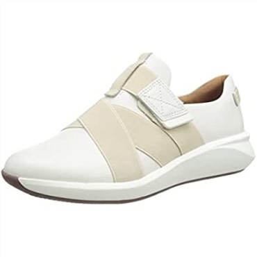 Zapatillas Un Rio Strap Mujer Clarks Cuero Blanco
