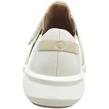 Zapatillas Un Rio Strap Mujer Clarks Cuero Blanco