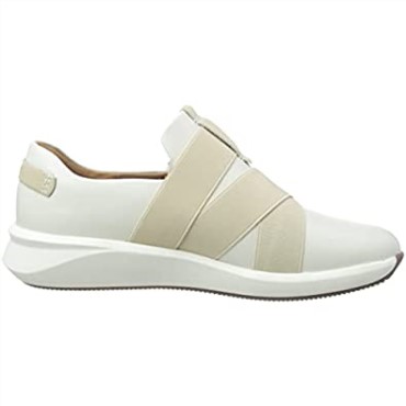 Zapatillas Un Rio Strap Mujer Clarks Cuero Blanco