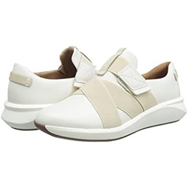 Zapatillas Un Rio Strap Mujer Clarks Cuero Blanco
