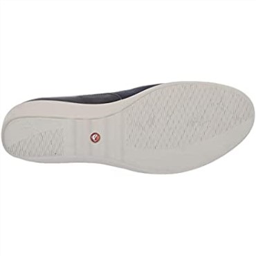 Zapato Mujer Un Tallara Ivy Plataforma Clarks Navy Nubuck Cuero Combi