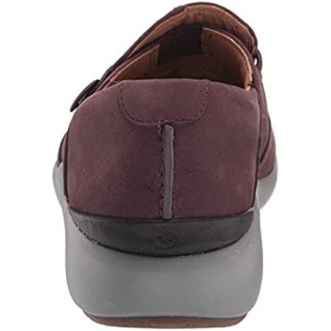 Mocasines Unloop 2 Walk Para Mujer Berenjena Nubuck Clarks