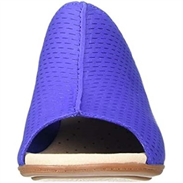 Sandalia De Tacón Valarie Caddy Para Mujer Clarks Nubuck Cobalto