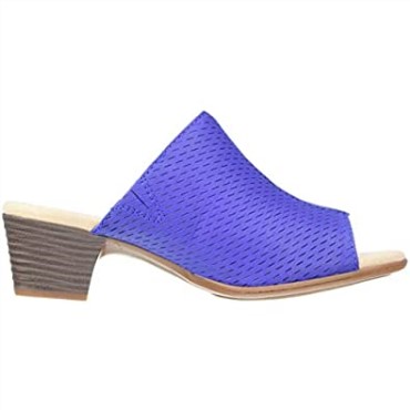 Sandalia De Tacón Valarie Caddy Para Mujer Clarks Nubuck Cobalto