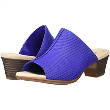 Sandalia De Tacón Valarie Caddy Para Mujer Clarks Nubuck Cobalto