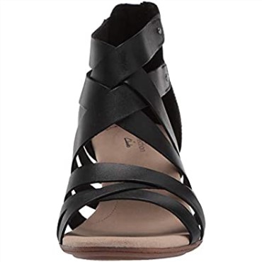 Sandalia De Tacón Mujer Valarie Dream Clarks Piel Negra