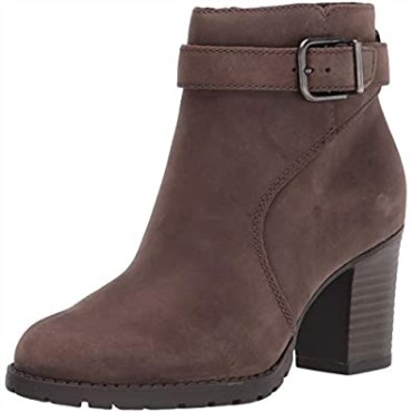 Botines Mujer Verona Lark Clarks Taupe Piel